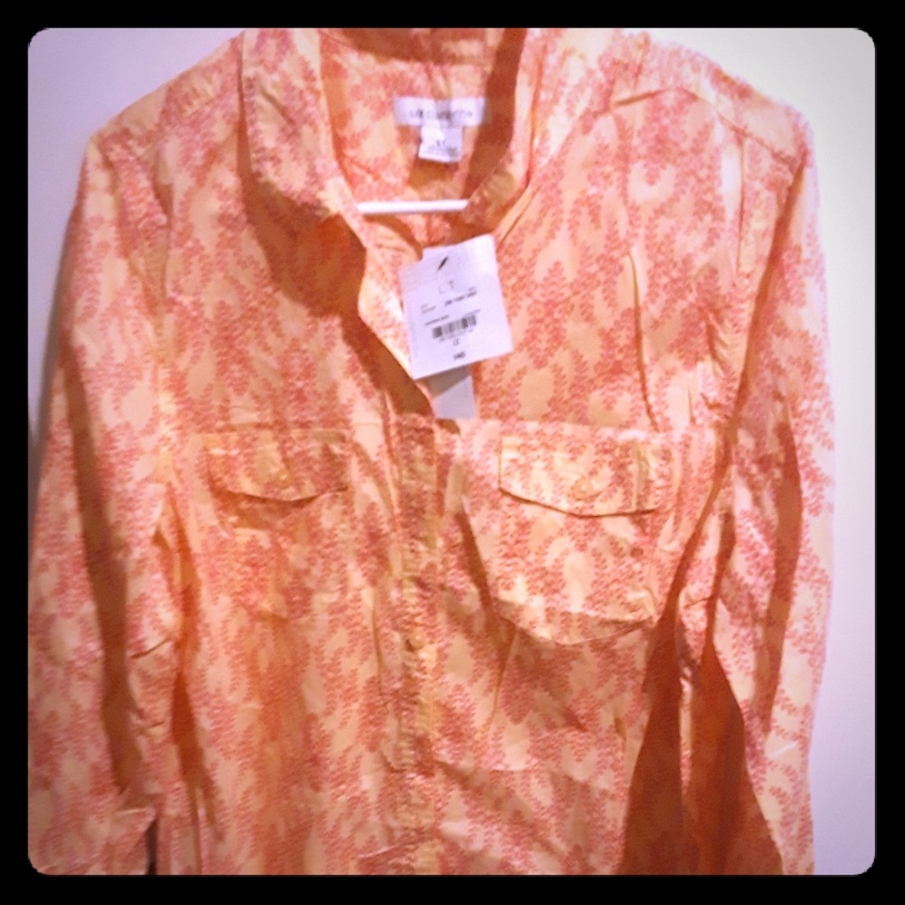Leaf print longsleeve